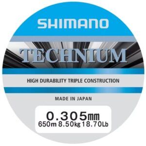 Shimano Mainline Linea Technium 650m 0.305mm 8.5kg grey