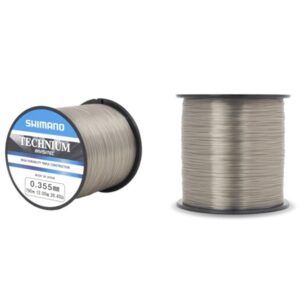 Shimano Mainline Linea Technium Invisitec 790m 0.355mm grey un monofilamento de alta gama que ha sido la referencia para pescadores de carpas exigentes