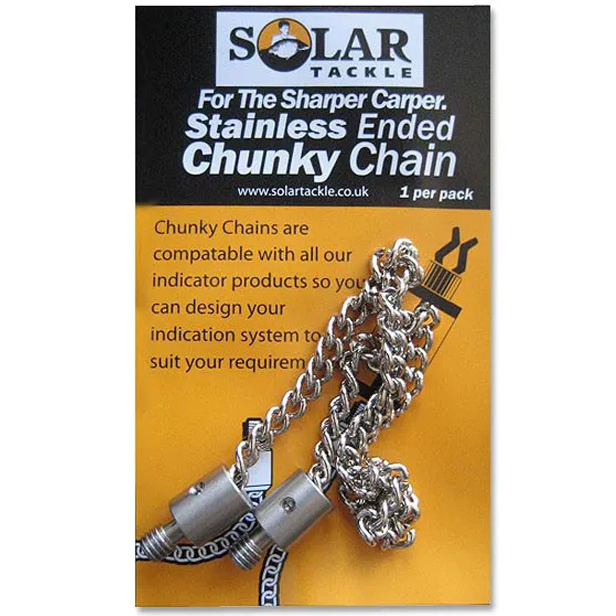 Solar Tackle Stainless Ended Chunky Chain 12.5cm es la elección perfecta para quienes buscan una cadena de indicador robusta, fiable y profesional.