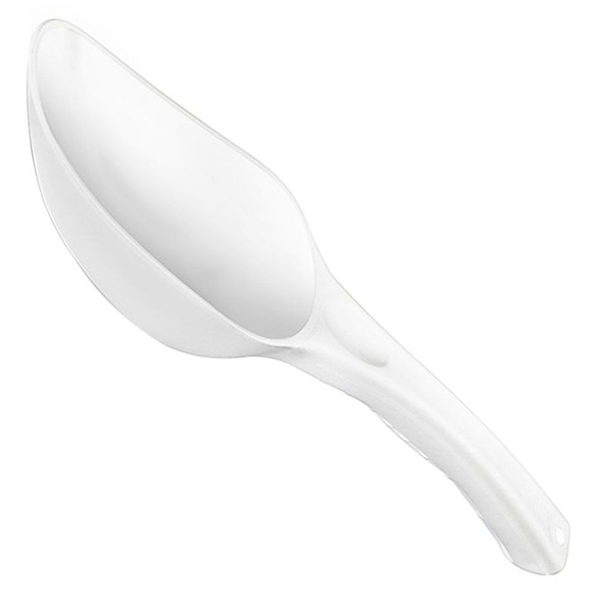 La Spomb Pala de Cebado Blanca esencial para cualquier pescador de carpfishing que busque eficiencia y precisión en la preparación del cebado.