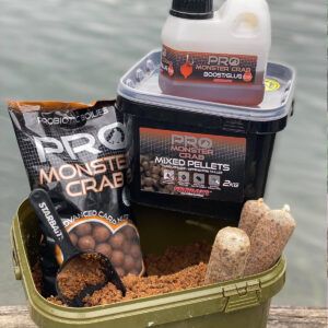 Starbaits Boilies Monster Crab están formulados para desencadenar una respuesta de alimentación instantánea incluso en carpas reacias.