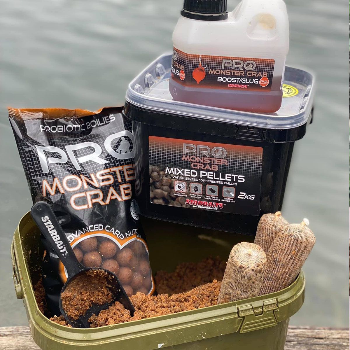 Starbaits Boilies Monster Crab están formulados para desencadenar una respuesta de alimentación instantánea incluso en carpas reacias.
