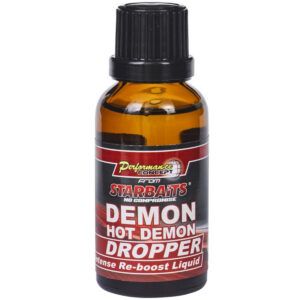 Starbaits Hot Demon Dropper Intense Re-Boost Liquid formulado con una poderosa mezcla de especias en la que destaca el famoso Robin Red®