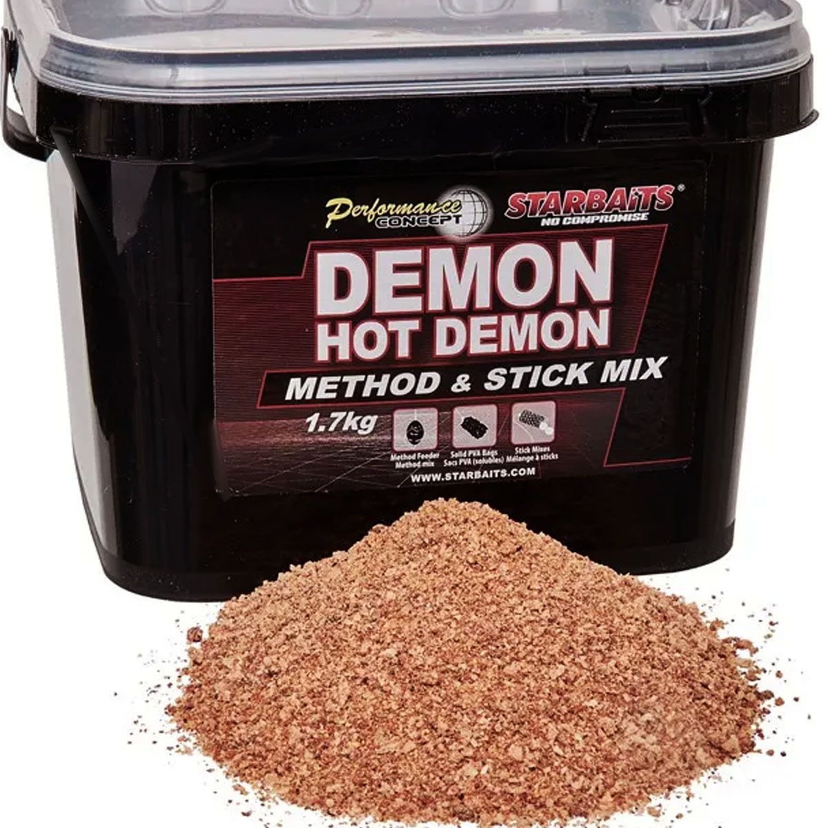 Starbaits Hot Demon Method & Stick Mix 1.7Kg - Imagen 2