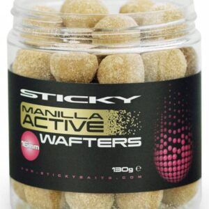 Los Sticky Baits Manilla Active Wafters 16mm evolución de los legendarios Manilla Active Boilies,para ofrecer una presentación crítica y altamente atractiva