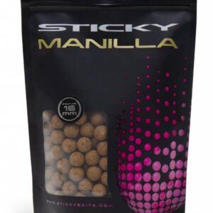Sticky Baits Manilla Shelf Life Boilies 16mm evolución de los cebos para carpas, diseñado específicamente para ofrecer atracción instantánea y nutrición.