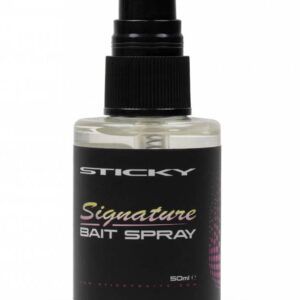 Sticky Baits Signature Bait Spray es la solución perfecta para quienes buscan aumentar el poder de atracción de sus cebos sin alterar su comportamiento