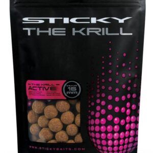 Sticky Baits The Krill Active Shelflife 16mm nació con un objetivo claro: superar los límites del boilie estándar en situaciones exigentes de carpfishing.