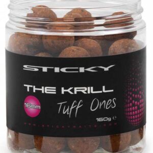 Los Sticky Baits The Krill Active Tuff Ones 20mm son la versión endurecida de los famosos Krill Active Boilies, diseñados para ofrecer durabilidad extrema.