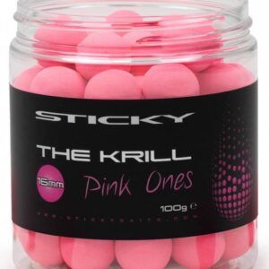Los Sticky Baits The Krill Pink Ones Pop Up 14mm altamente atractiva y visualmente irresistible del clásico cebo de la prestigiosa gama The Krill.