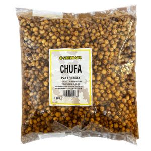 La Superbaits Chufa Cocida PVA Friendly es un cebo natural especialmente diseñado para los pescadores de carpfishing que buscan eficacia y durabilidad.