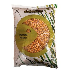 Superbaits Semilla Spod Mix Small es una mezcla de semillas de alta calidad, especialmente diseñada para la pesca de carpa con spods y bolsas PVA.