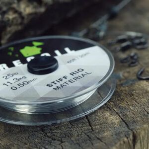 El Thinking Anglers Recoil Stiff Rig Material 25lb es un material de montaje rígido creado para pescadores que buscan control y estabilidad en sus montajes