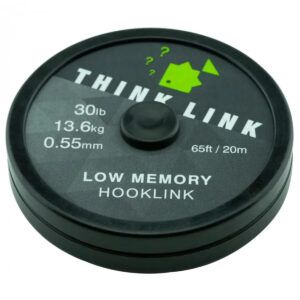 El Thinking Anglers Think Link Low Memory Hooklink 30lb es un material especializado diseñado para pescadores de carpa que buscan fiabilidad y firmeza