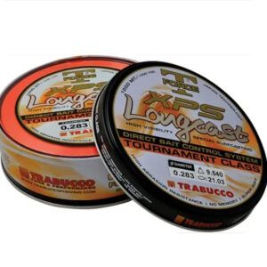 Trabucco T-Force XPS Long Cast Fluo en color rojo es una línea de monofilamento de altísima calidad, para los pescadores más exigentes.