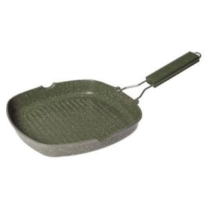 Trakker Armolife Marble Griddle Pan Con su diseño de mármol, no solo se ve increíble, sino que también es increíblemente funcional.