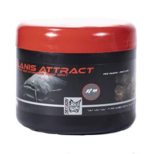 El Trybion Hook Bait Glanis Attract 28mm 300g es un cebo de anzuelo de alta resistencia, especialmente desarrollado para siluro, esturión y grandes carpas.