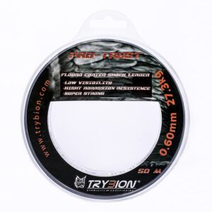 El Trybion Puente de Línea Pro-Trust 0.60mm es la elección ideal para los pescadores de carpfishing y spinning que buscan un fluorocarbono de alta calidad