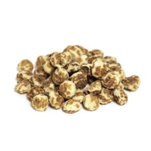 Xufex Chufa Pelada Este tipo de chufa, cuidadosamente seleccionada y sin piel, destaca por su capacidad para liberar el aroma de forma rápida y penetrante.