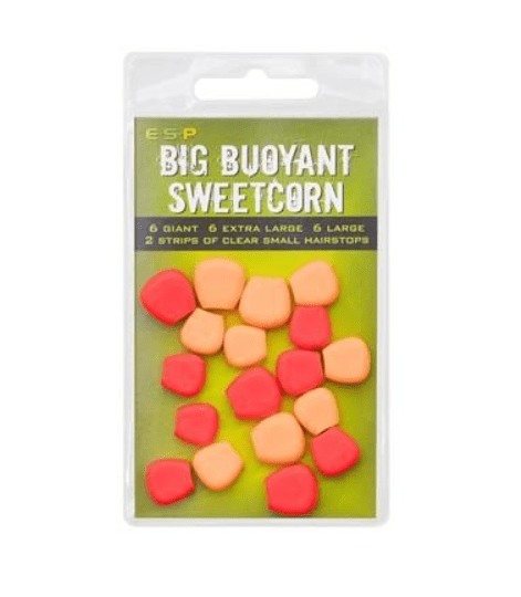 ESP Big Buoyant Sweetcorn Red y Orange este cebo es ideal para una amplia gama de montajes, desde el equilibrio perfecto de un boilie.