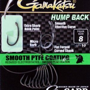 GamaKatsu Anzuelos G-Carp Hump Back Grey Hook Nº8