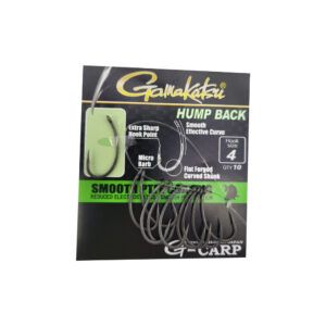 GamaKatsu Anzuelos G-Carp Hump Back Grey Hook Nº4