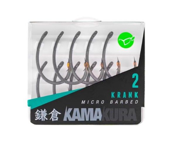 El Korda Kamakura Krank Nº2 Micro Barbed representa el máximo nivel de precisión en el diseño de anzuelos para carpfishing moderno.