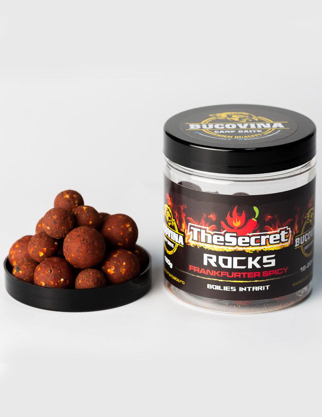 Bucovina Baits Boilies Intarit Rocks The Secret 16-20mm 150g