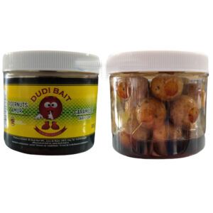 Dudi Bait Boilies Chufa Amur Solubles Caramele 20mm están diseñados para pescadores que buscan un cebo altamente eficaz y versátil