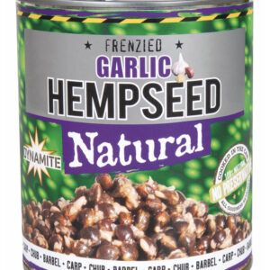 Dynamite Baits Garlic Frenz.Hempseed es un cebo que funciona por sí solo o como complemento en cualquier estrategia de cebado.