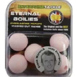 Enterprise Tackle Eternal Boilies Rosa Palido 15mm  son cebos de imitación flotantes diseñados para ofrecer versatilidad, durabilidad y rendimiento constante