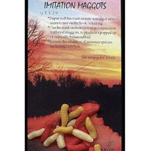 Enterprise Tackle Imitation Maggots Colores Mixtos han sido diseñados para ofrecer una alternativa eficaz a los gusanos naturales.