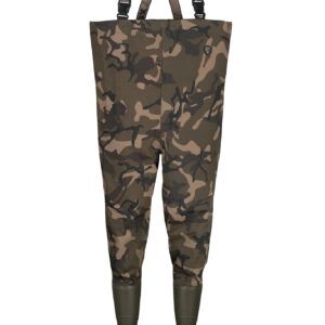 Fox Vadeador Camo LW Lined -42 combina ligereza, comodidad y durabilidad, ideal para largas jornadas de pesca. Fabricado con tejido Taslon de nylon.
