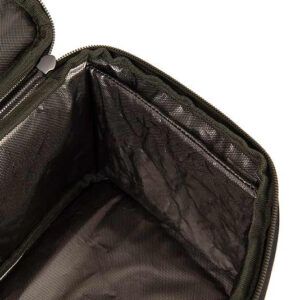 Fox Camolite Bolsa Isotérmica está pensada para los pescadores que buscan mantener su cebo o alimentos frescos durante toda la jornada.