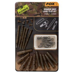 Fox Edges Camo Power Grip Lead Clip Kit Nº7 x5