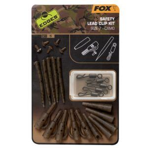 Fox Edges Camo Safety Lead Clip Kit Nº7 x5