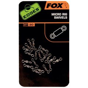 Fox Edges Micro Rig Swivels x 20