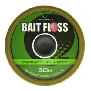 Gardner Baits Floss 50m s un accesorio esencial para pescadores de carpas que buscan la máxima precisión en la presentación de sus cebos.