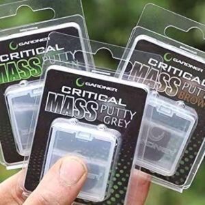 Gardner Critical Mass Putty Green una masilla de tungsteno especialmente desarrollada para pescadores de carpas que buscan un material fiable fácil de usar.