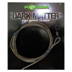 Korda Dark Matter Leader Hybrid Ring Swivel (Gravel / 40lb)