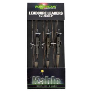 Korda Leadcore Leaders 3x Hybrid Lead Clip (Gravel/Brown)