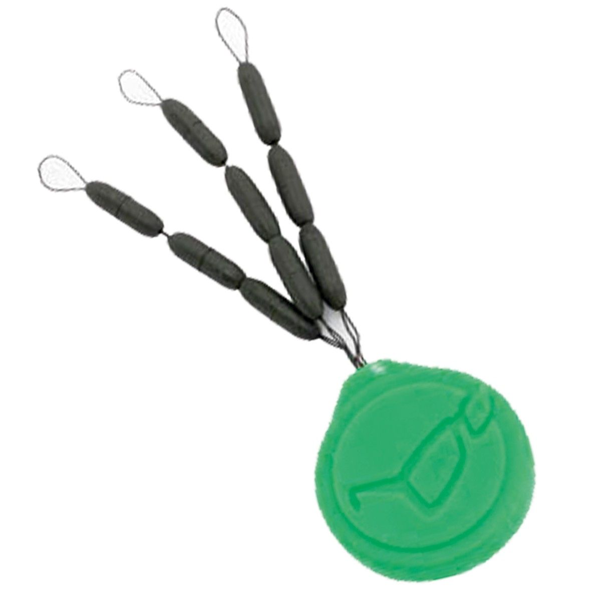 Korda Sinkers Tungsten Large Green - Imagen 2