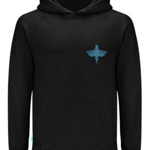 Kumu Sudadera Take Flight-3XL esta sudadera destaca por su diseño gráfico único que captura el movimiento rápido y elegante del ave.