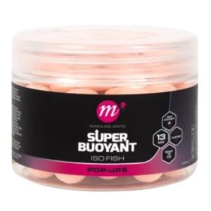 Mainline ISO Fish Super Buoyant Pop Ups Pink 13mm soportan perfectamente montajes más pesados y exigentes, como el Chod Rig