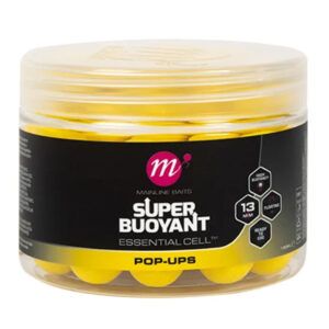 Mainline Link Super Buoyant Pop Ups Yellow 13mm Su formulación única asegura que los hookbaits mantengan su posición óptima