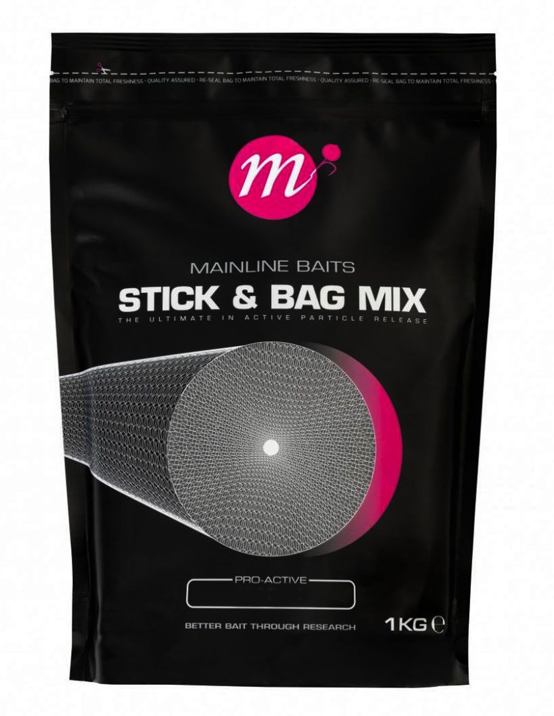 Mainline Pro Active Bag & Stick Mix Cell™ es una mezcla avanzada diseñada para sticks y bolsas de PVA, creada con la experiencia y conocimiento de Mainline