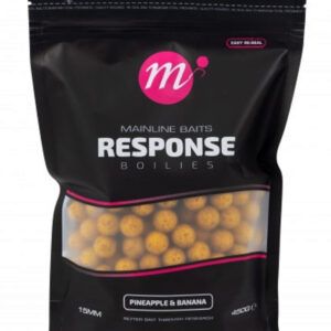 Mainline Response Boilies Pineapple & Banana 15mm 450g