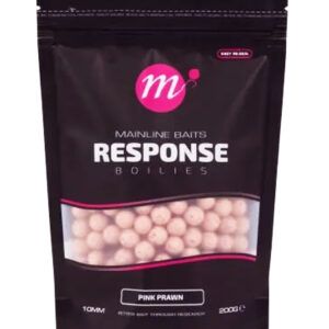 Mainline Response Boilies Pink Prawn 10mm an sido diseñados para ofrecer máxima atracción en el menor tiempo posible, incluso en sesiones rápidas