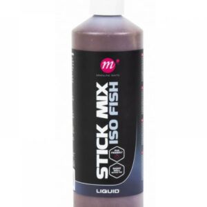 Mainline Stick Mix Liquid ISO Fish un potenciador de última generación,diseñado para pescadores que buscan maximizar la atracción de sus cebos