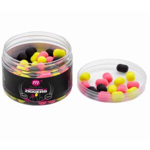 Mainline Supa Sweet Ziggers Rosa- Amarillo- Negro, ofrecen a los pescadores una opción visualmente atractiva y versátil para distintas condiciones de pesca
